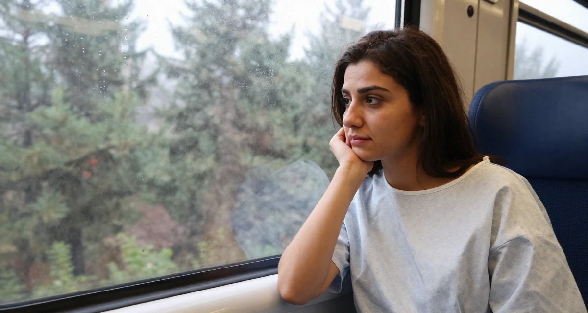 A inspired Female From Turkey, based in Izmir, graduated from a communication faculty majoring in brand strategy in their 24, learning to say no without guilt,
wearing a hospital patient gown tailored to be form-fitting, biting the lower lip softly in a train carriage.