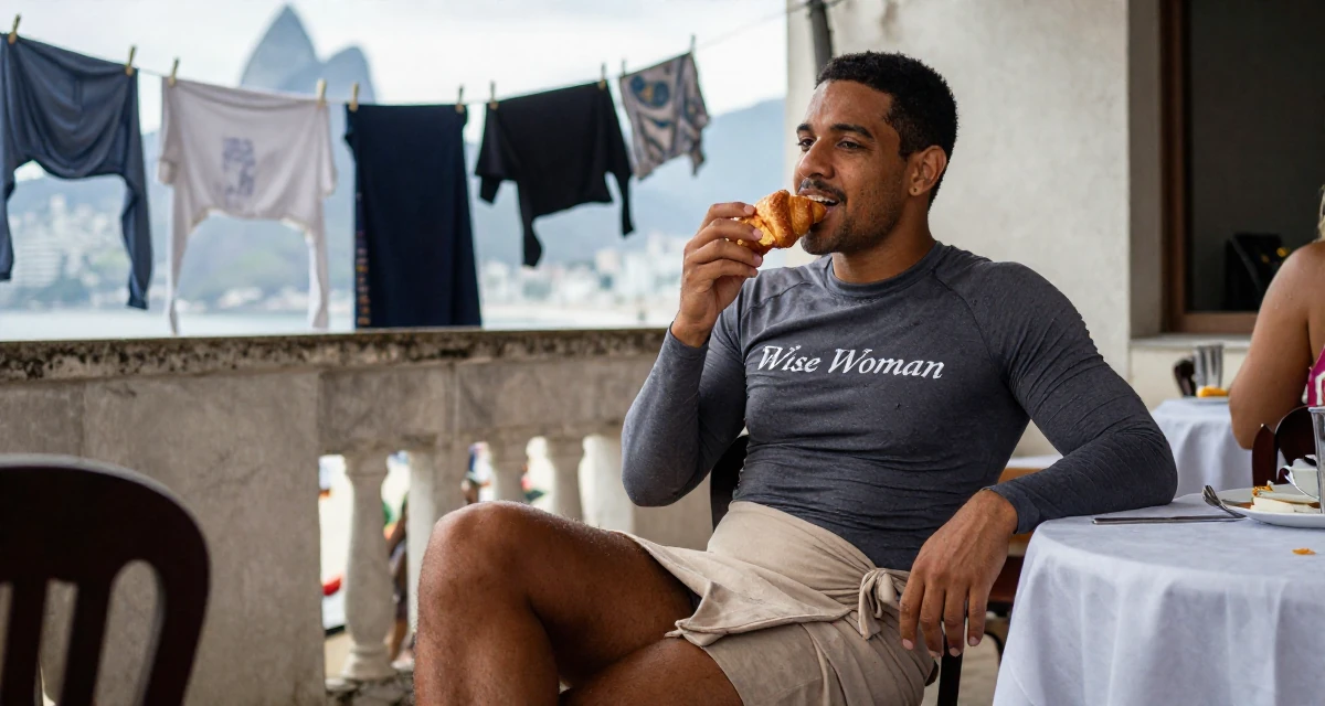 A lighthearted male From Rio de Janeiro Brazil, learned fitness aesthetics through beach culture in their 50, embracing the title of 