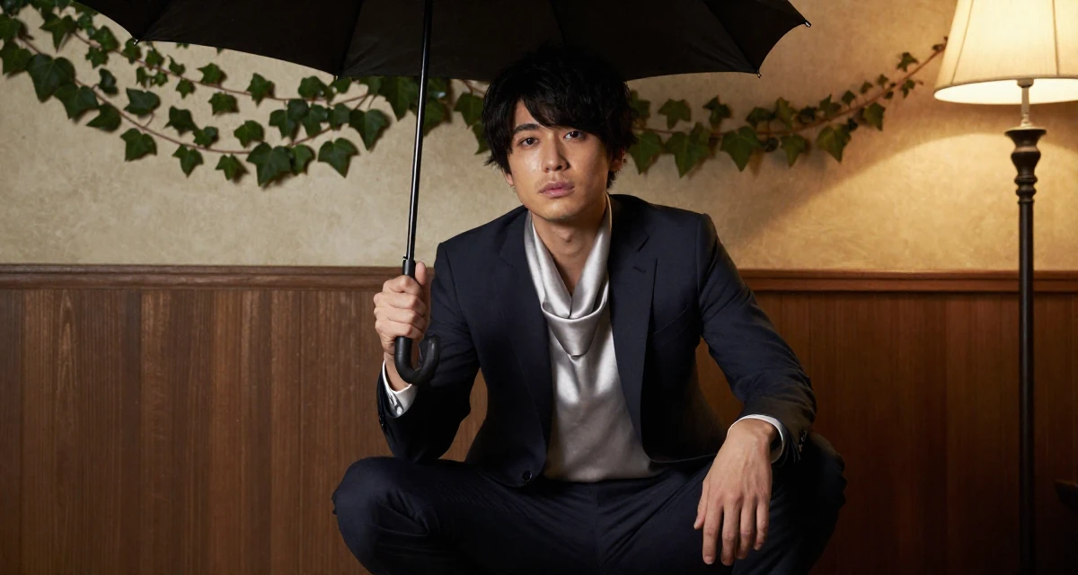 A aloof male From Japan, majored in psychology in their 25, exuding a 