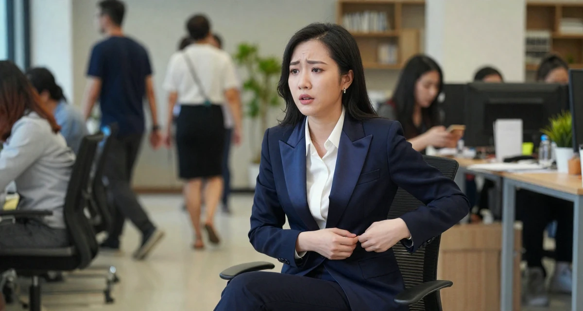 A emotionally moved Female From Vietnam, based in Nha Trang, graduated from a media school majoring in soft-romantic content direction in their 25, building a consistent weekly posting schedule, wearing a satin lapel blazer and tuxedo pants, reaching for a pocket in a busy coworking space.