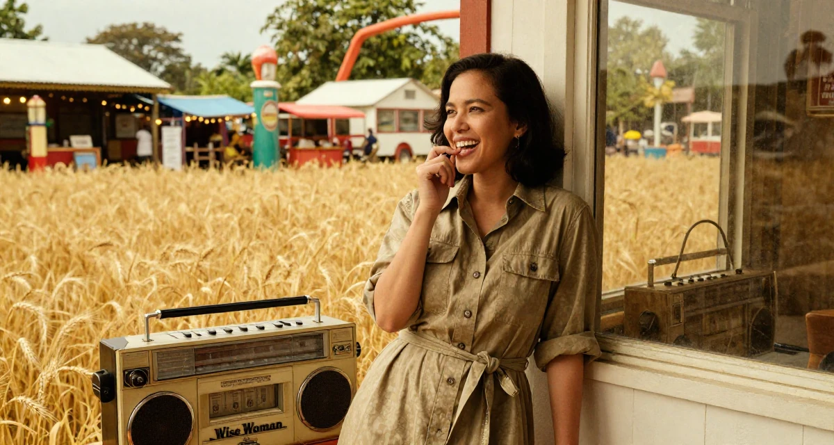 A ecstatic Female Born in Indonesia, studied brand communication in their 50, embracing the title of 