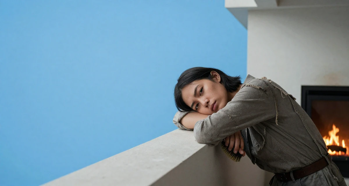 A determined Female From Johor Malaysia, studied early childhood education in their 22, using sensual energy as empowerment instead of pressure, wearing a modern grunge aesthetic, brushing off dust in a opera house balcony.