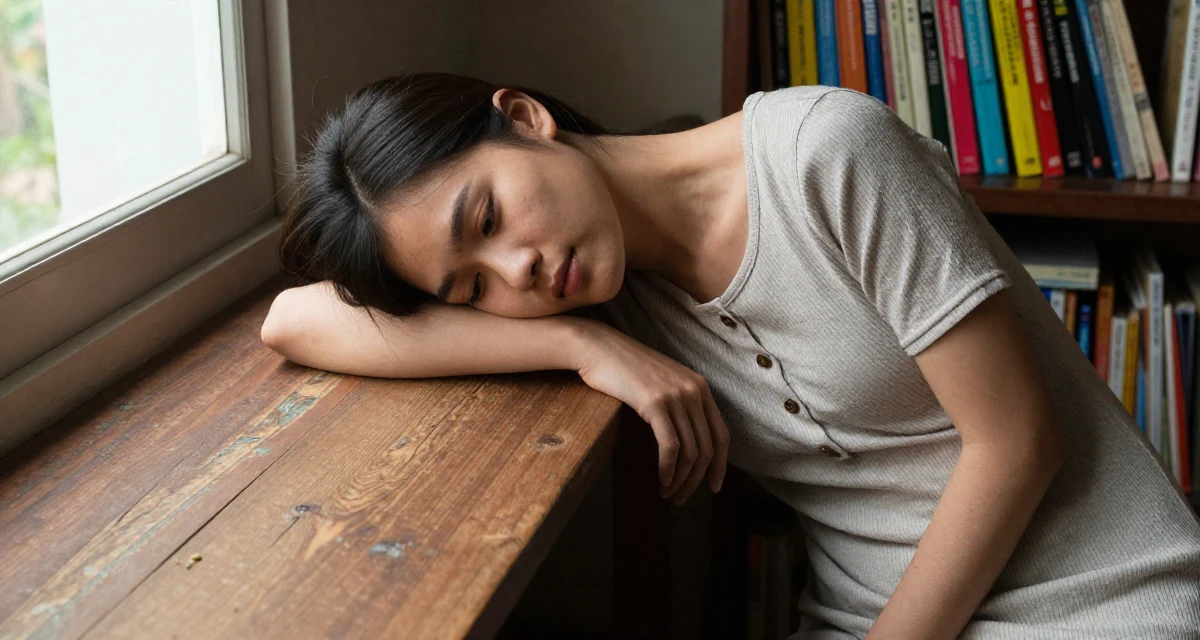 A relaxed and carefree Female From Thailand, based in Chiang Mai, graduated from a regional college majoring in content production in their 24, maintaining anonymity while growing faster, wearing a ribbed cotton dress with buttons down the front, waiting for a taxi in a photo studio.