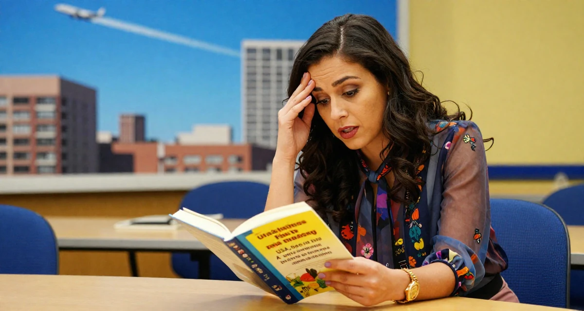 A captivating Female From USA, studied anthropology and folklore in their 34, reviewing books and sharing reading lists, wearing a sheer chiffon blouse with a bow tie neck and slacks, resting a hand on the forehead in a conference room.