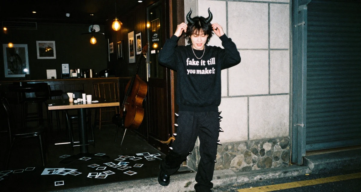 A affectionate male From South Korea, studied textile design and fashion in their 23, projecting a 