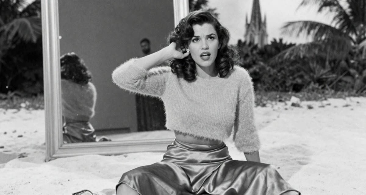 A stunned Female Raised in Brazil, majored in multimedia arts in their 25, exuding a 