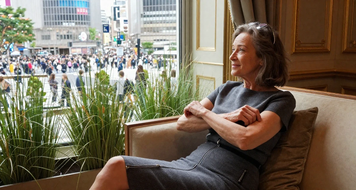 A innocent Female From France, majored in cinema studies in their 34, focusing on skincare and graceful aging, wearing a pencil skirt with a zipper detail, adjusting sleeves in a royal palace throne room.