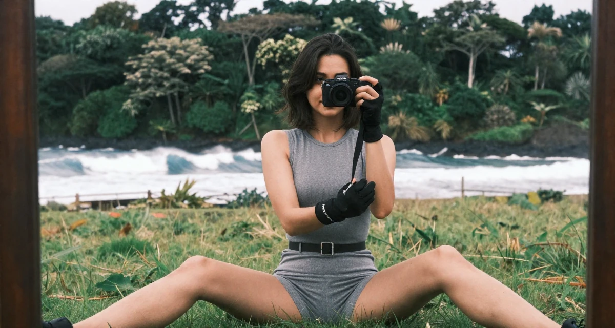 A innocent Female From the United Kingdom, based in Manchester, graduated from a city university majoring in marketing strategy in their 23, balancing risk-taking with stability needs, wearing a fitted sleeveless shift dress with a belt, removing a glove in a farm field.