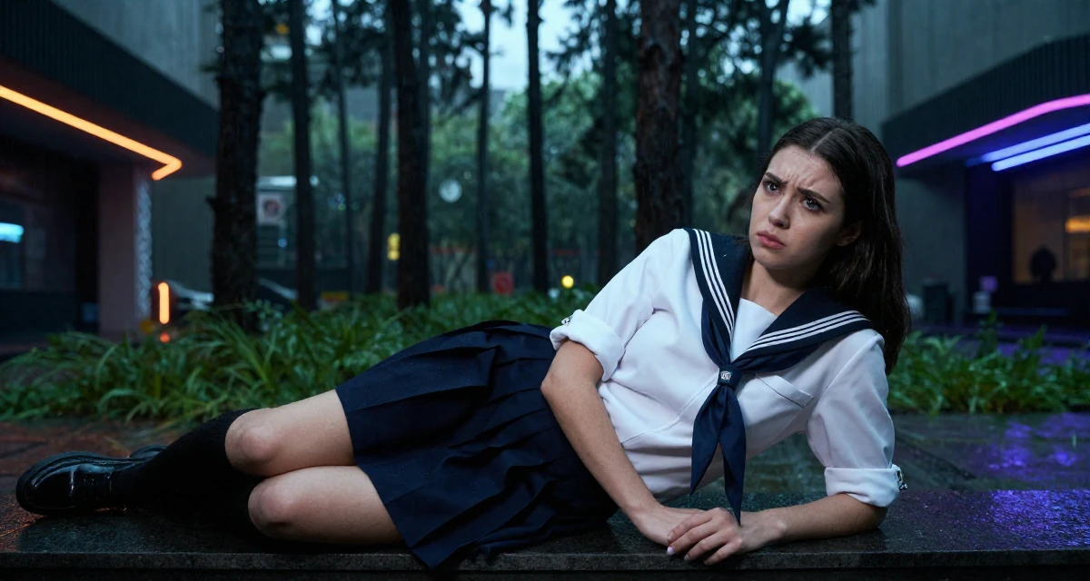 A puzzled Female From Guadalajara Mexico, majored in business analytics in their 21, worrying about not having a 