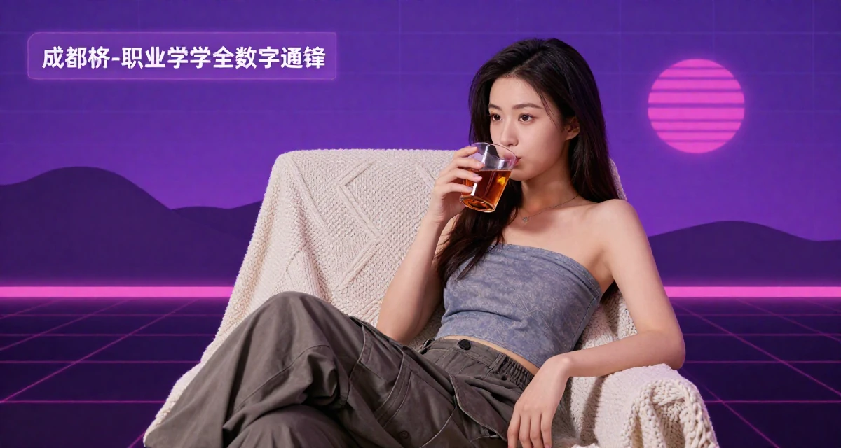 A open and honest Female From China, based in Chengdu, graduated from a vocational college majoring in digital communication in their 22, refining flirty messaging styles without oversharing, wearing a strapless tube top and cargo pants, sipping a warm drink in a dungeon cell.