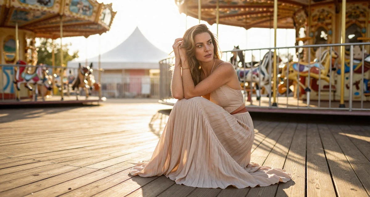 A alluring Female Once a dog trainer, now a pet-friendly lifestyle content creator in their 43, redefining what