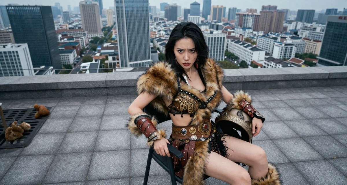 A impatient Female From Suzhou China, grew up in a family tailoring business, learning costume craft in their 25, exuding a