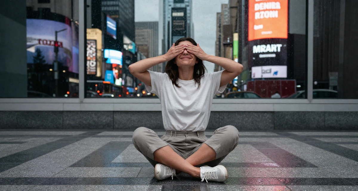A blissful Female From France, has a background in luxury brand management in their 22, balancing ambition with realistic expectations, wearing a minimalist everyday clothing, covering eyes from the sun in a university campus.
